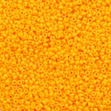 Miyuki rocailles Perlen 15/0 - Duracoat opaque light squash orange 15-4453